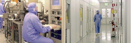 Cleanroom interior